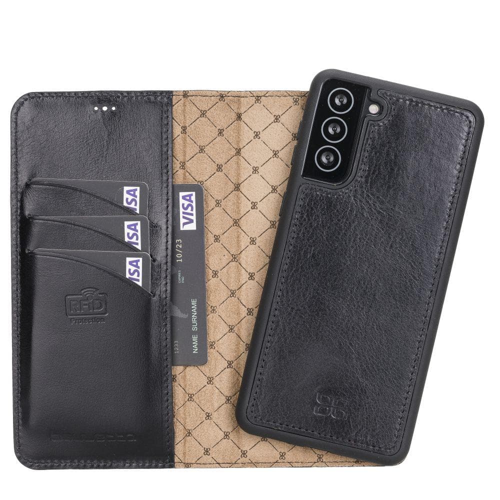 Phone Case Customizable Leather Case | Magnetic Detacable Wallet Model Bouletta Shop