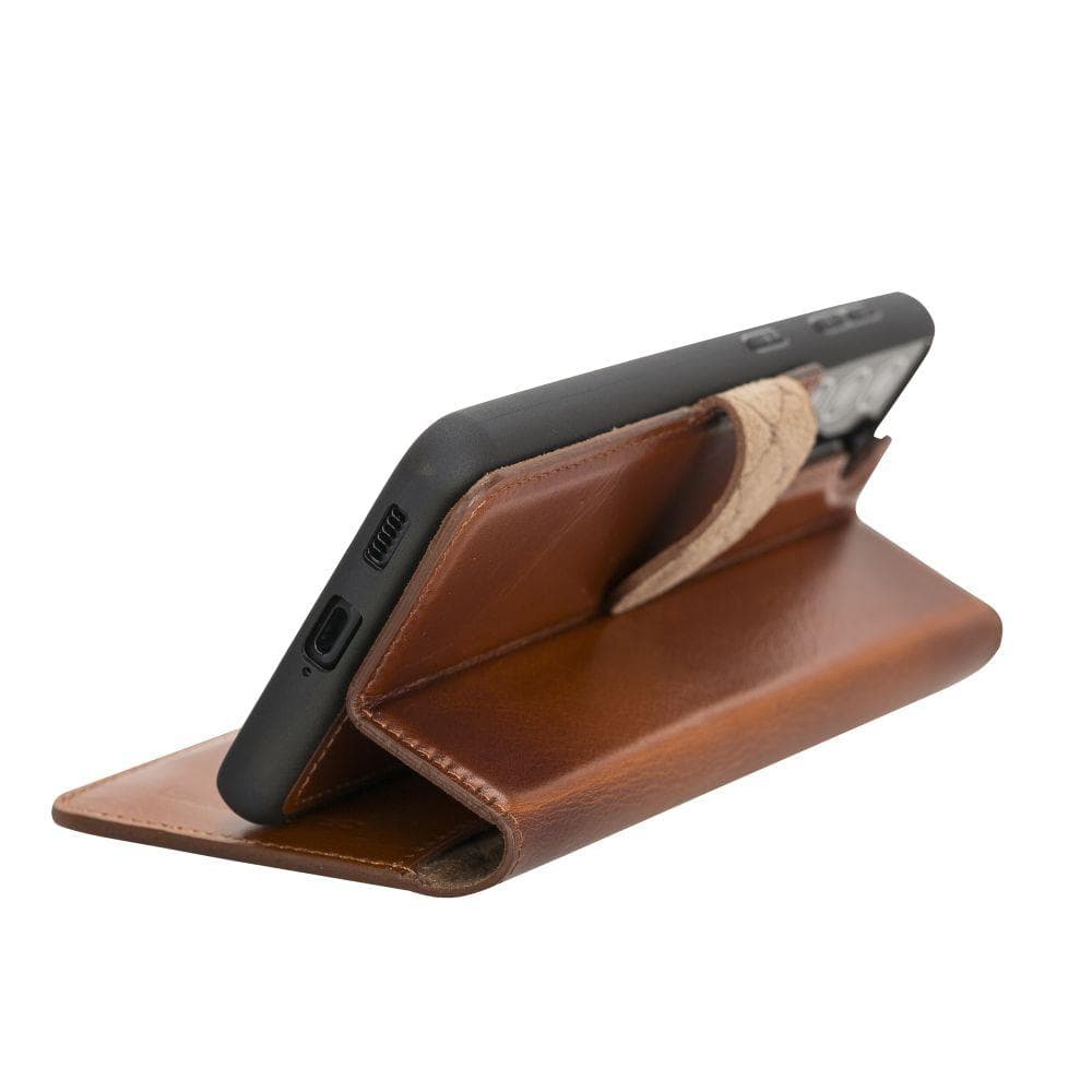 Phone Case Customizable Leather Case | Wallet Follio with ID Slot Model Bouletta Shop