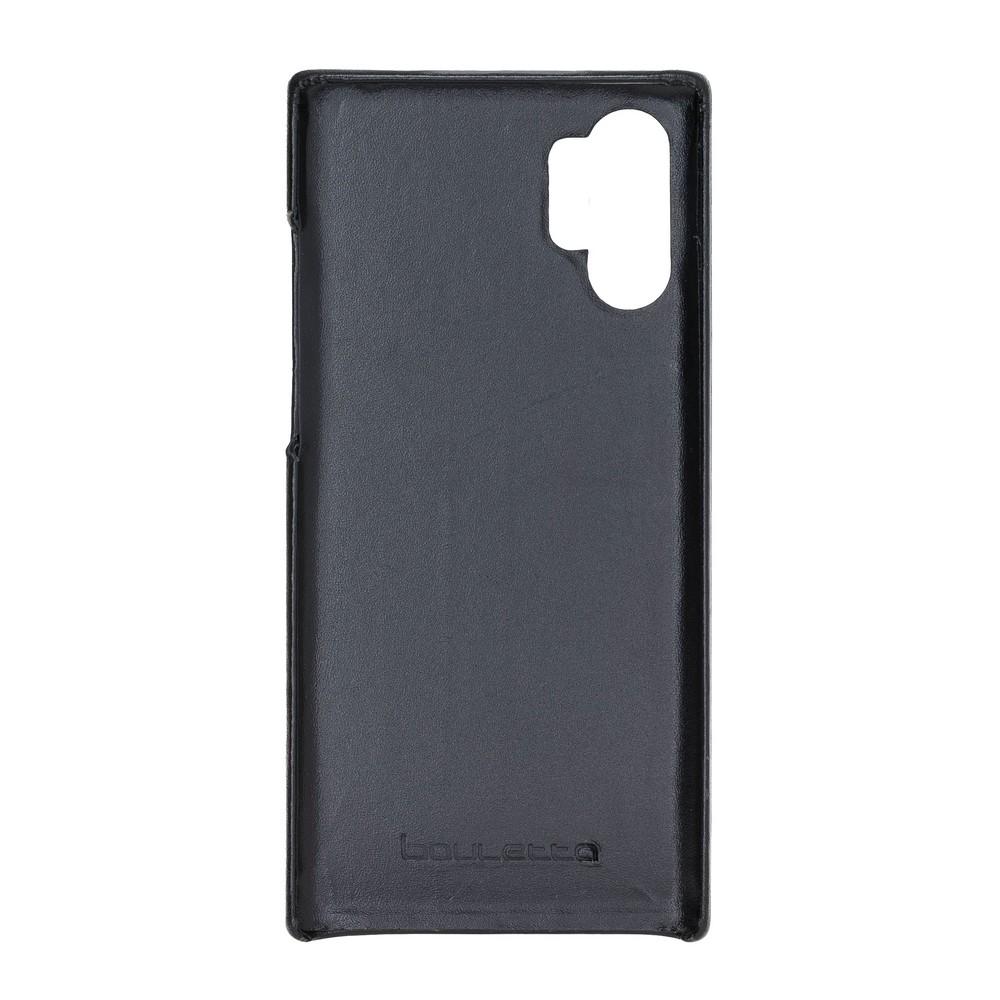 Phone Case F360 Leather Back Cover Case for Samsung Galaxy Note 10 Plus - Rustic Black Bouletta Shop