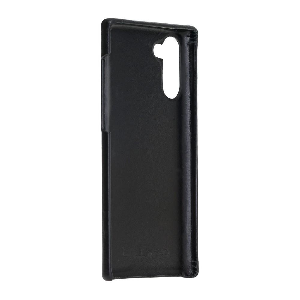 Phone Case F360 Leather Back Cover Case for Samsung Galaxy Note 10 - Rustic Black Bouletta Shop