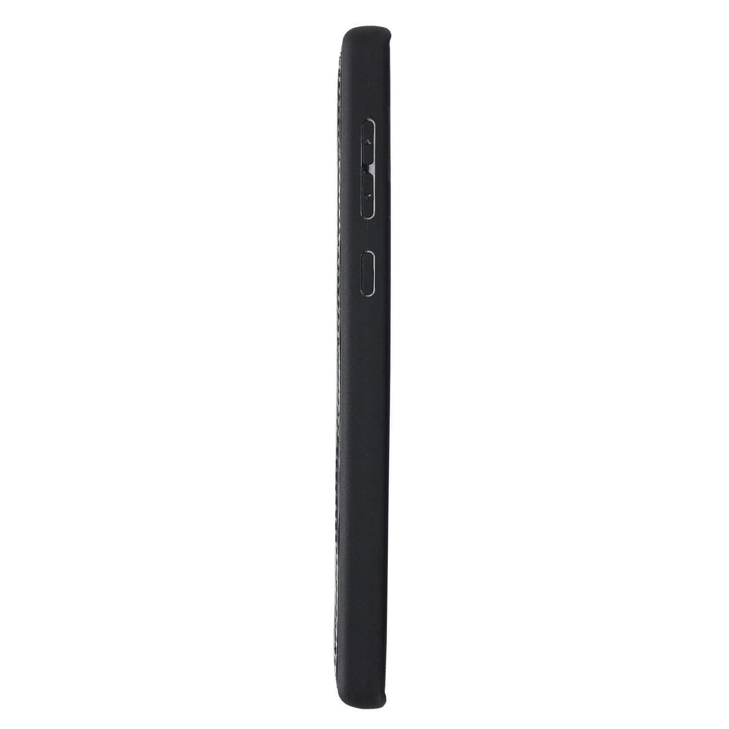Phone Case Flex Cover Back Leather Case for Samsung Note 10 Plus - Rustic Black Bouletta Shop