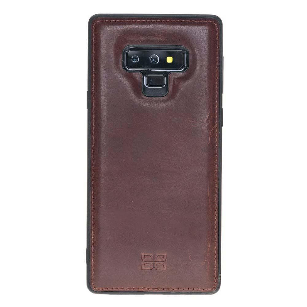 Phone Case Flex Cover Back Leather Case for Samsung Note 9 - Vegetal Bordeaux Bouletta Shop