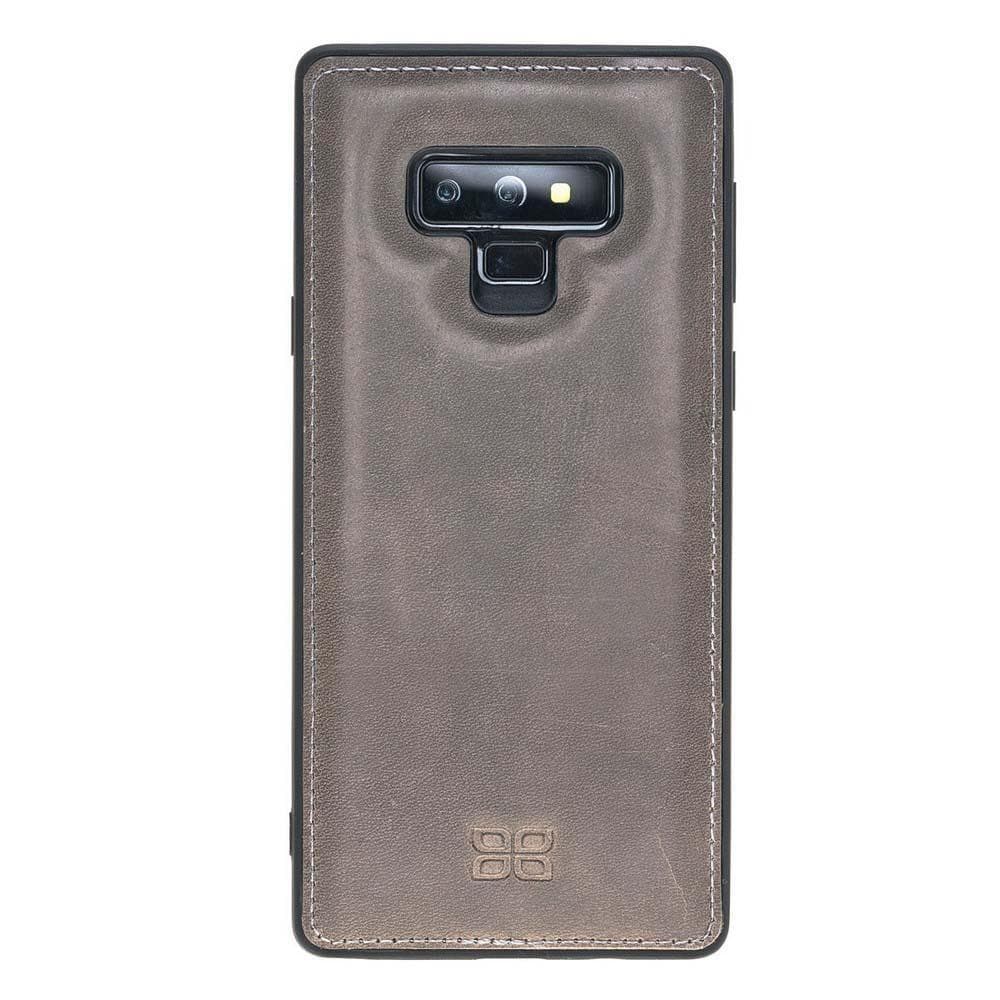Phone Case Flex Cover Back Leather Case for Samsung Note 9 - Vegetal Grey Bouletta Shop