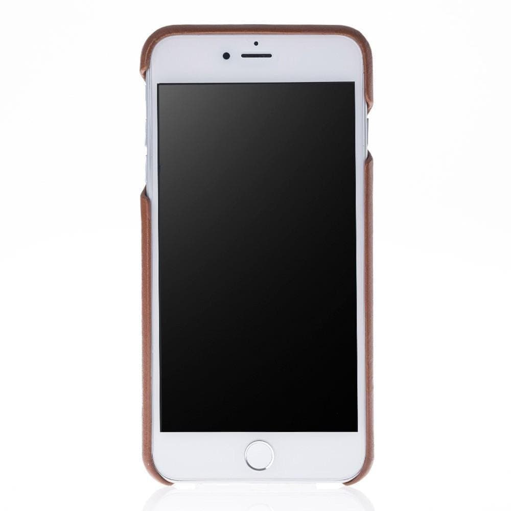 Phone Case Full Cover Leather Back Cover Case for Apple iphone SE2/7/8 - Full Tan Bouletta Case