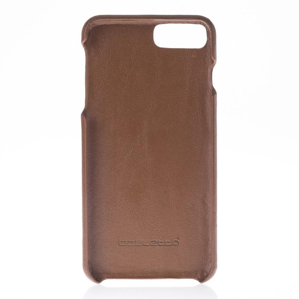 Phone Case Full Cover Leather Back Cover Case for Apple iphone SE2/7/8 - Full Tan Bouletta Case