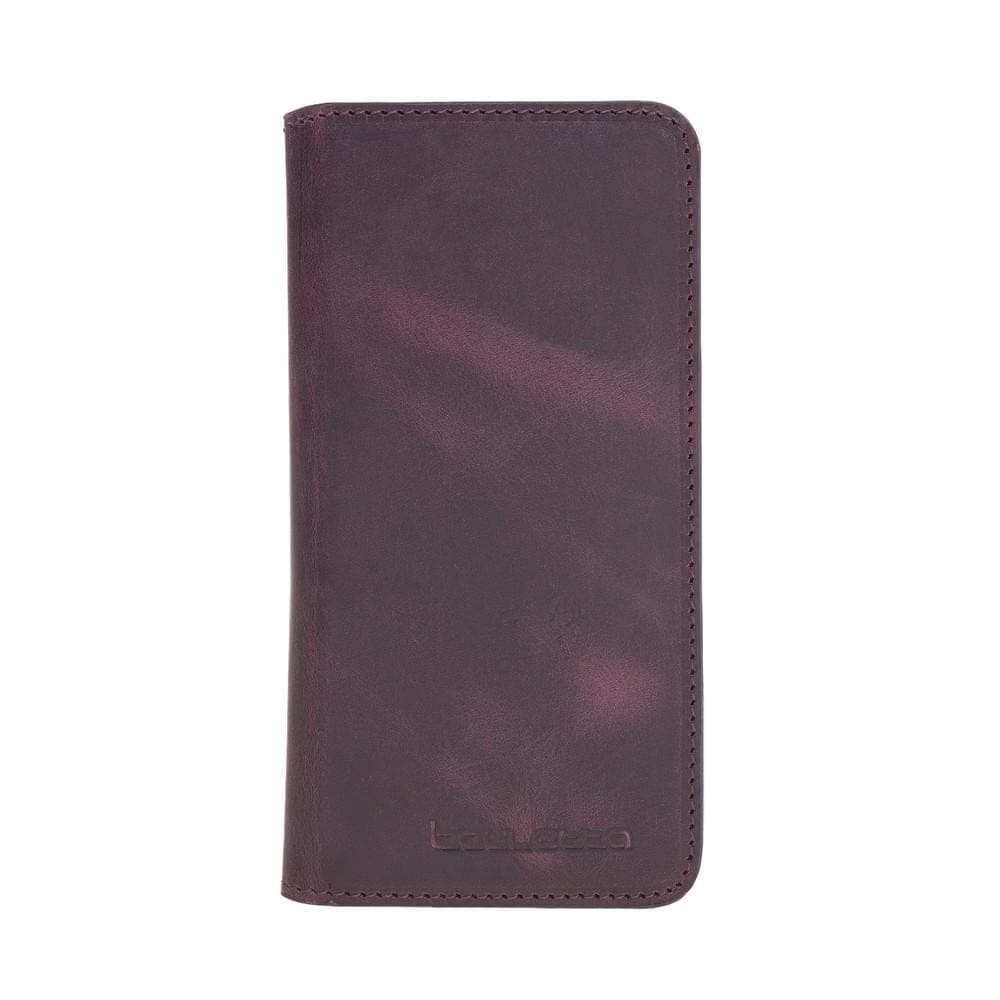 Phone Case Leather Book Case for Samsung Galaxy S8 Plus - Antic Purple Bouletta Shop