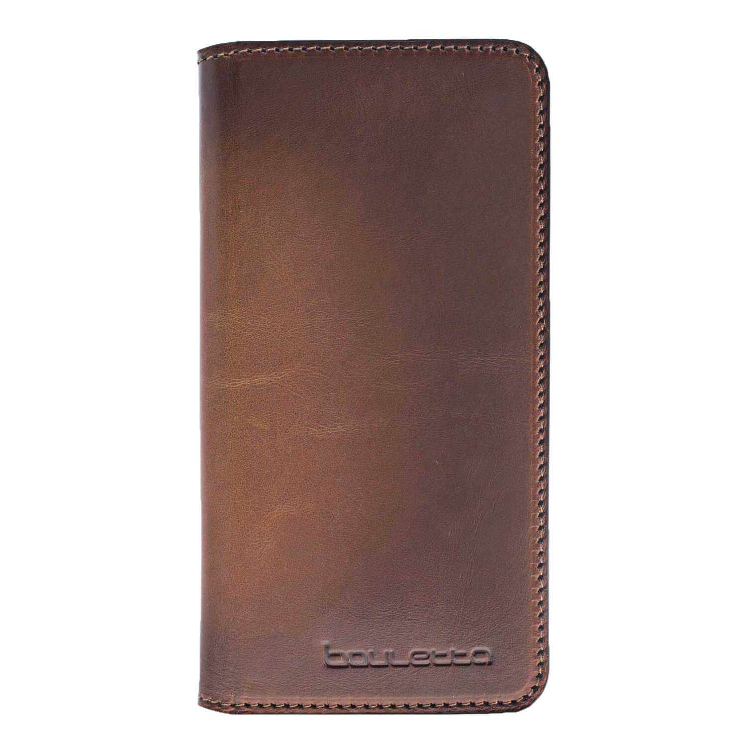 Phone Case Leather Book Case for Samsung Galaxy S8 Plus - Rustic Tan with Effect Bouletta Shop