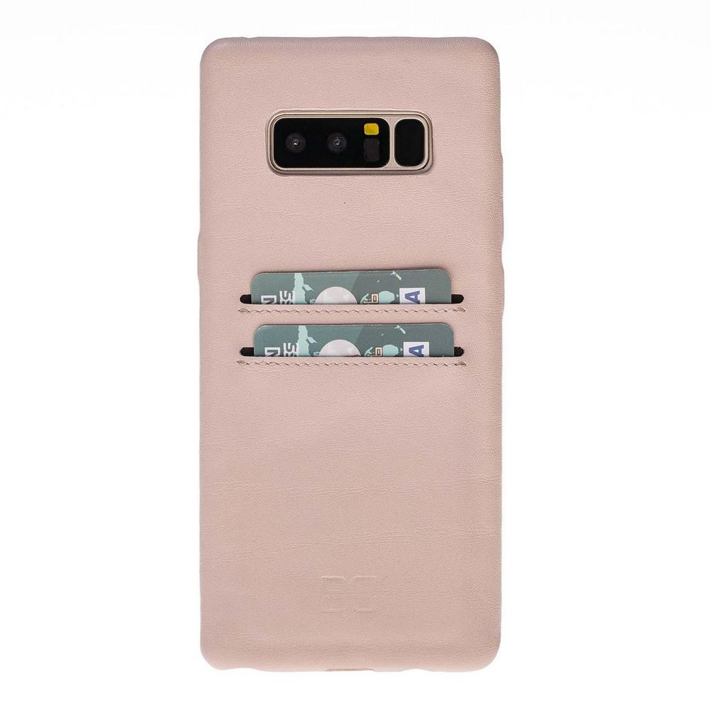 Phone Case Leather Ultra Cover with Credit Card Slots for Samsung Note 8  - Nude Bouletta Shop