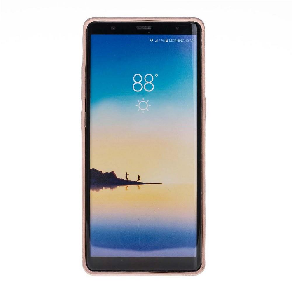 Phone Case Leather Ultra Cover with Credit Card Slots for Samsung Note 8  - Nude Bouletta Shop