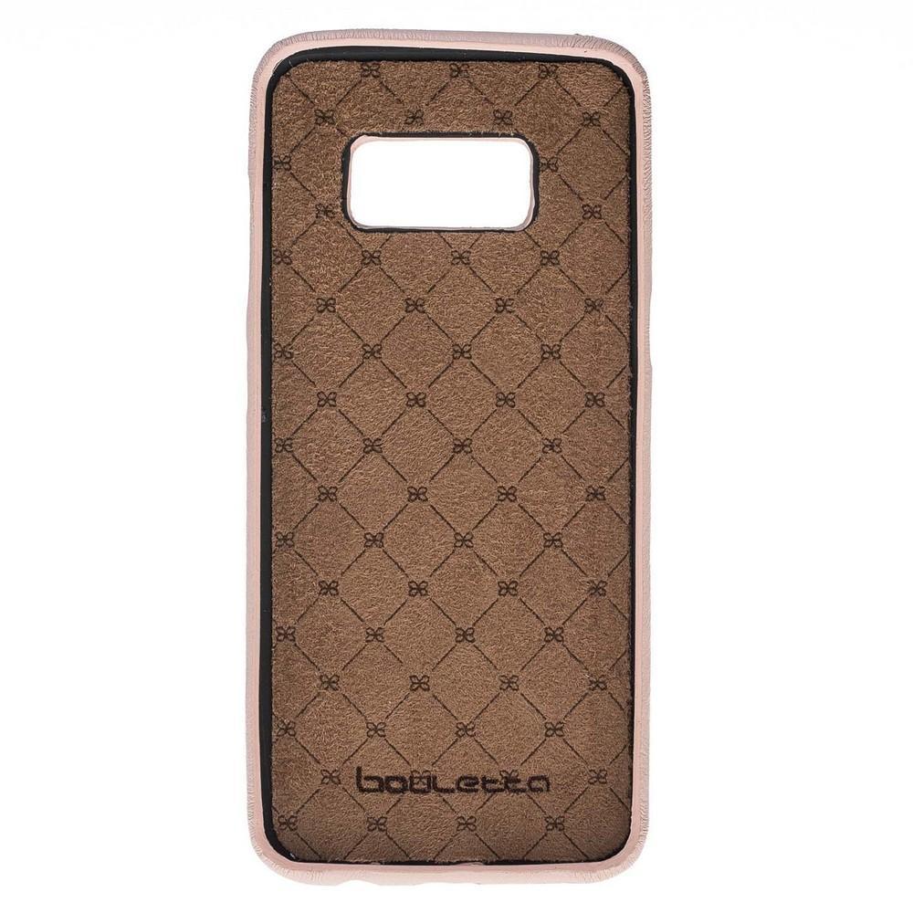 Phone Case Leather Ultra Cover with Credit Card Slots for Samsung S8  - Nude Bouletta Shop
