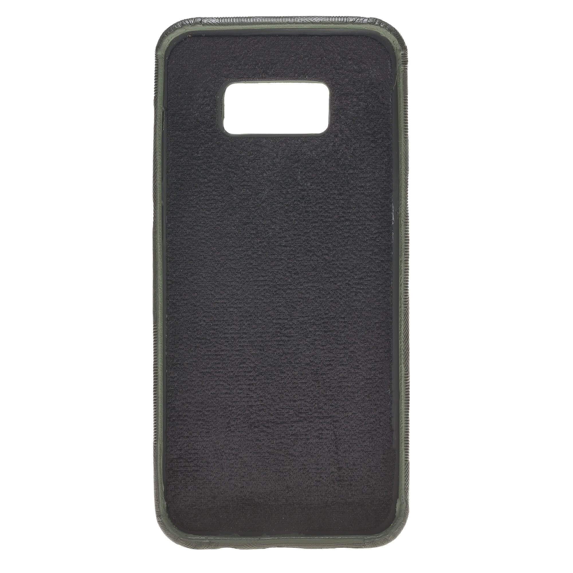 Phone Case Leather Ultra Cover with Credit Card Slots for Samsung S8 Plus - Camouflage Black Bouletta Shop