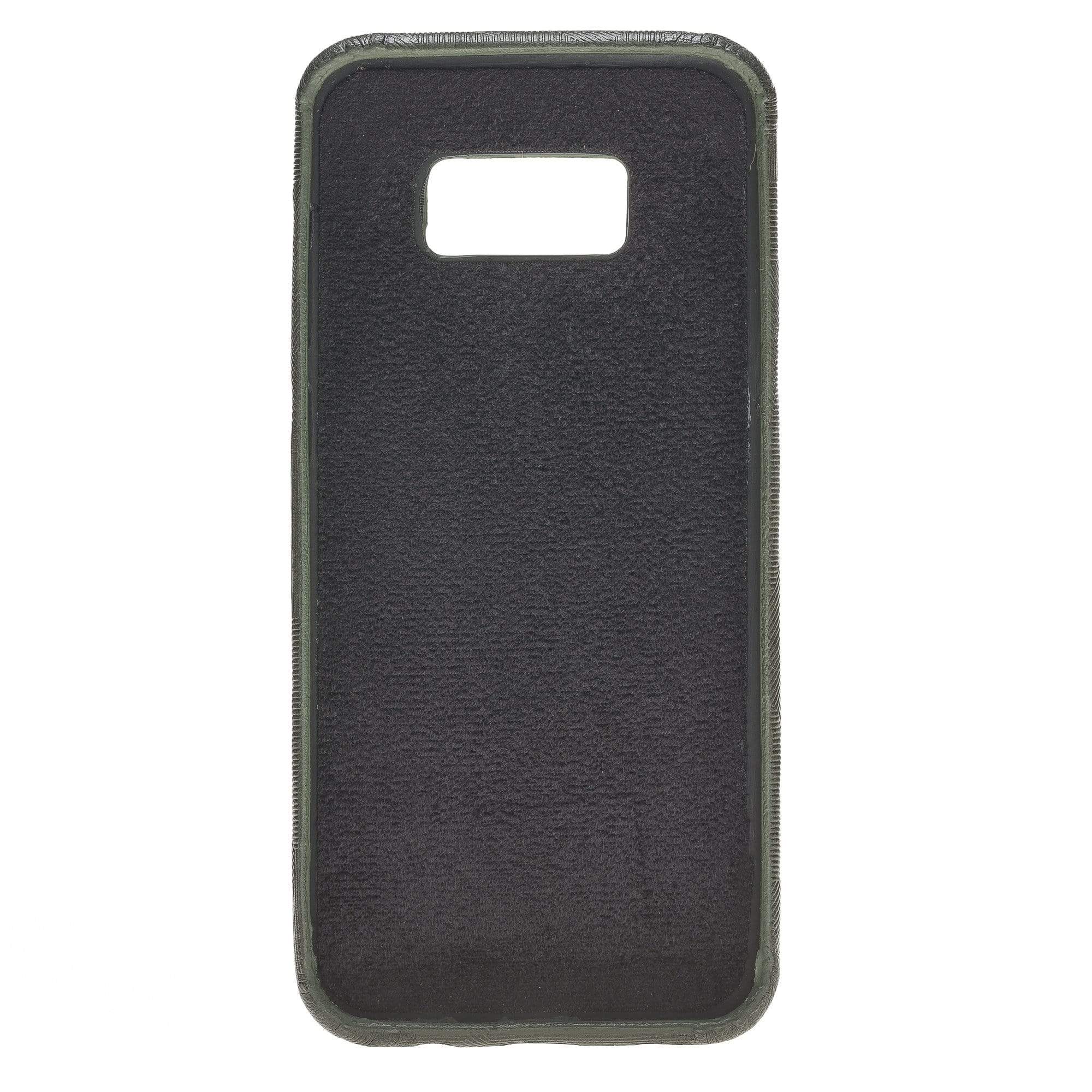 Phone Case Leather Ultra Cover with Credit Card Slots for Samsung S8 Plus - Camouflage Green Bouletta Shop