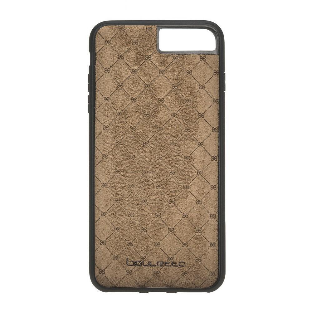 Phone Case Magnetic Detachable Leather Wallet Case for Apple iPhone 7/8 Plus - Tiguan Tan Bouletta Case