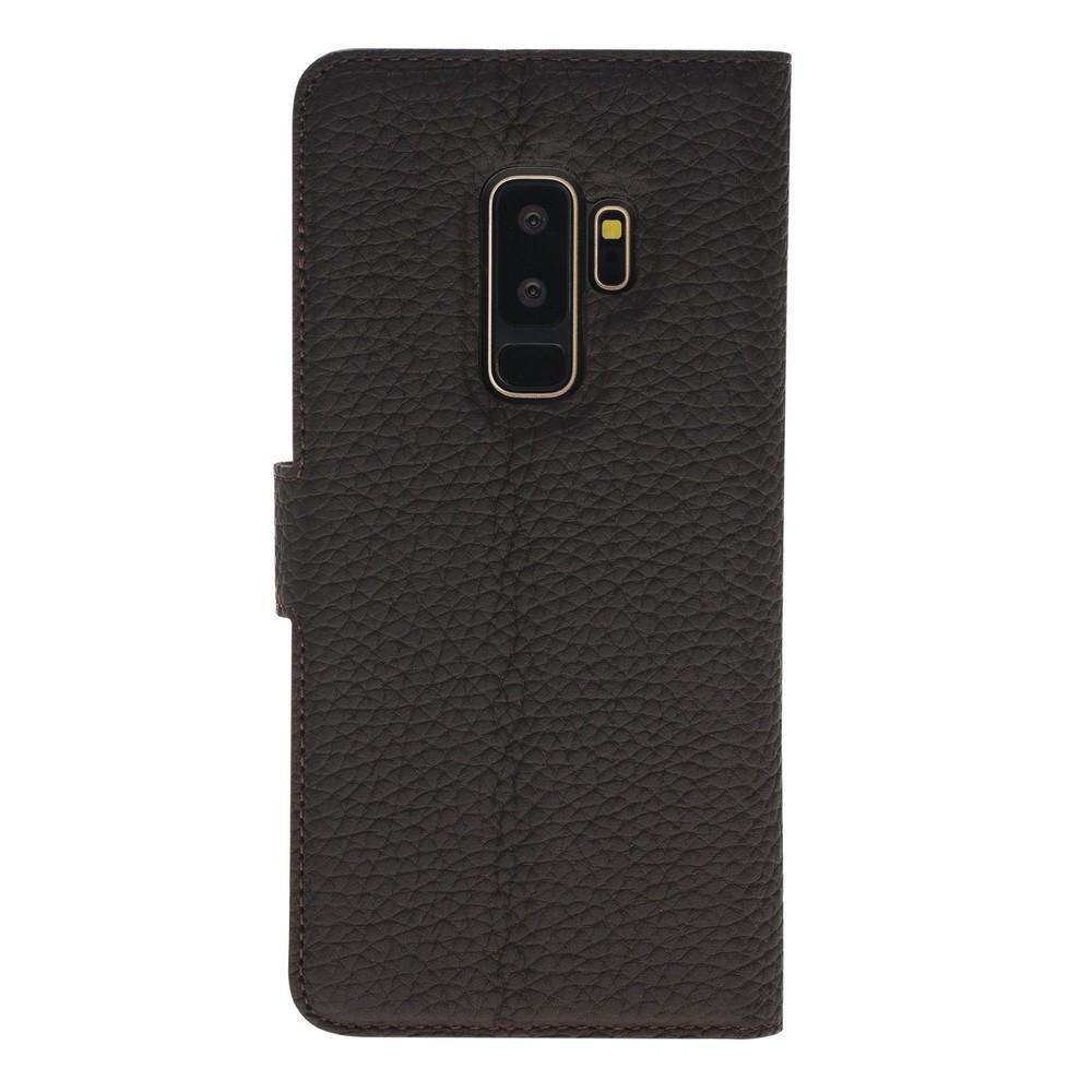 Phone Case Magnetic Detachable Leather Wallet Case for Samsung Galaxy S9 Plus - Floater Brown Bouletta Case