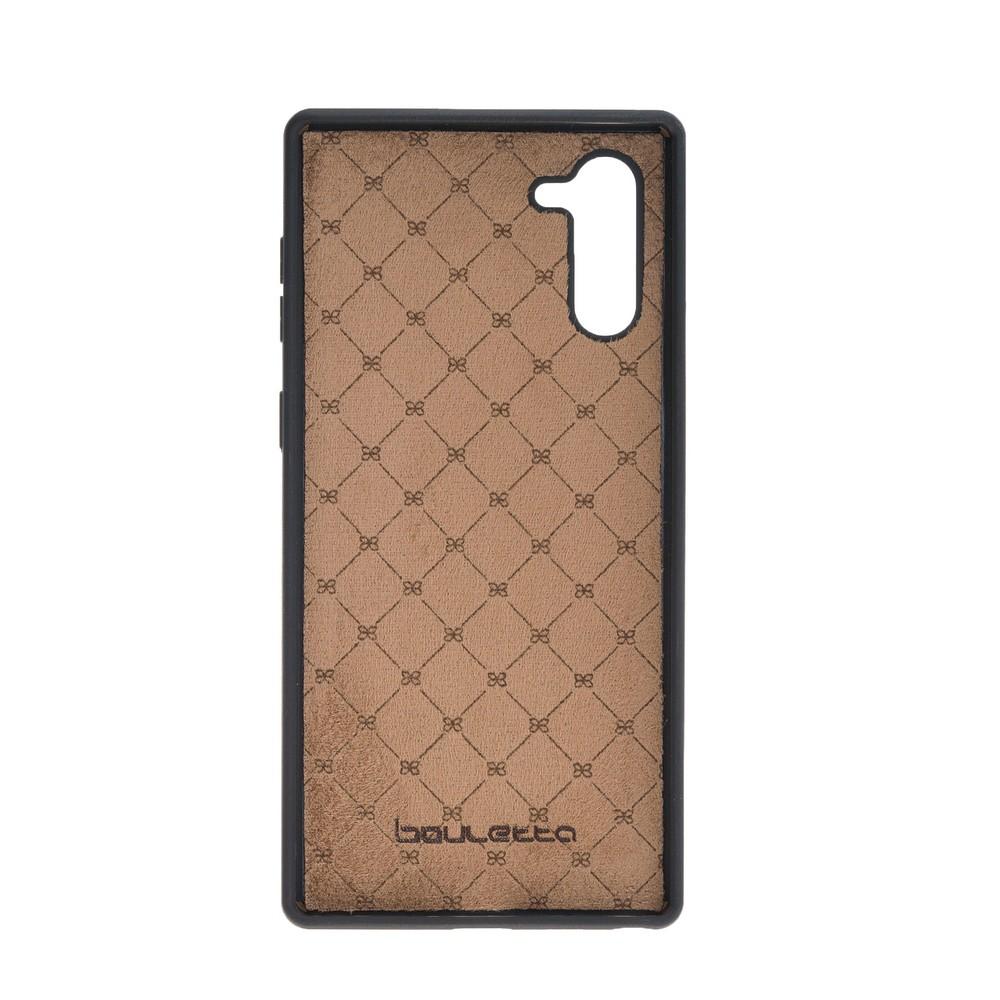 Phone Case Magnetic Detachable Leather Wallet Case for Samsung Note 10 - Tiguan Grey with Effect Bouletta Case