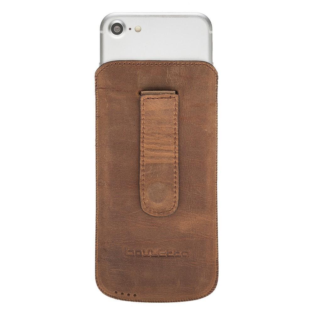 Phone Case Multi Leather Case for Apple iPhone 6-6s-7-8-SE2 - Antic Brown Bouletta Case