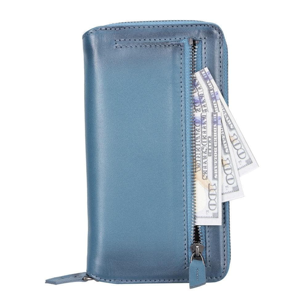 Samsung Galaxy S22 Series Zippered Leather Detachable Wallet Case Bouletta LTD