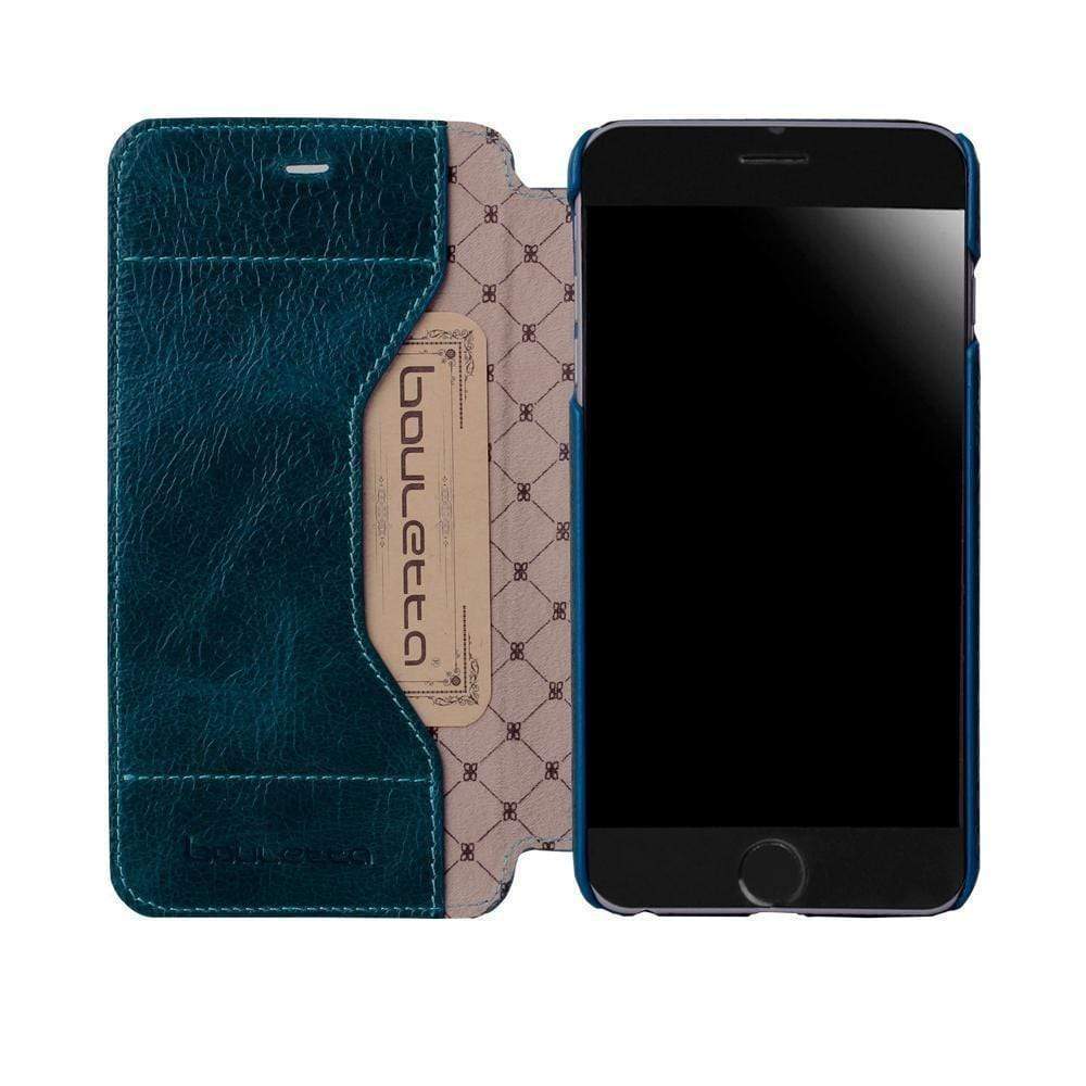 Phone Case Ultimate Book Leather Phone Cases for Apple iPhone 6/6S Plus - Vesselle Dark Green Bouletta Shop