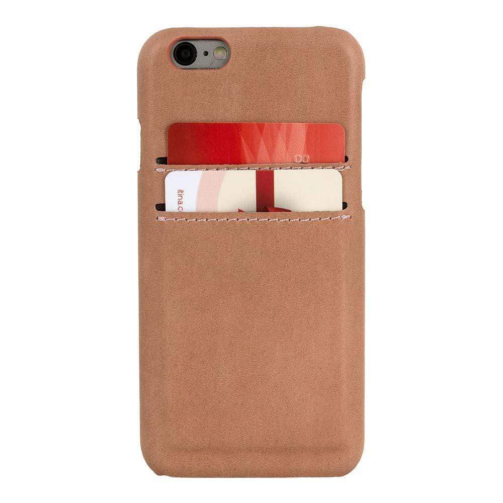 Phone Case Ultimate Jacket Leather Phone Cases with Card Holder for Apple iPhone 6/6S - Rustic Powder Bouletta Shop
