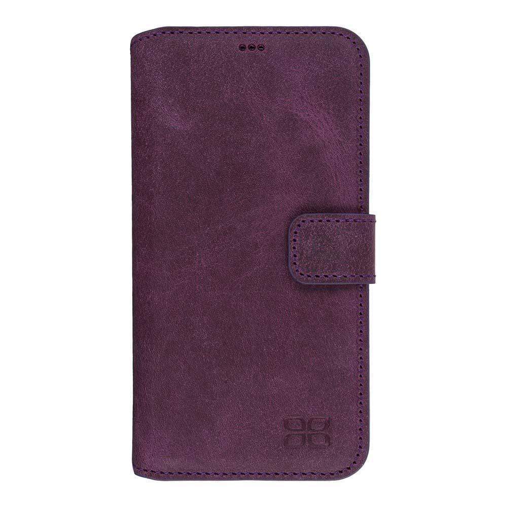 Phone Case Wallet Folio Case with ID slot for Samsung Galaxy S7 -  Antic Purple Bouletta Shop