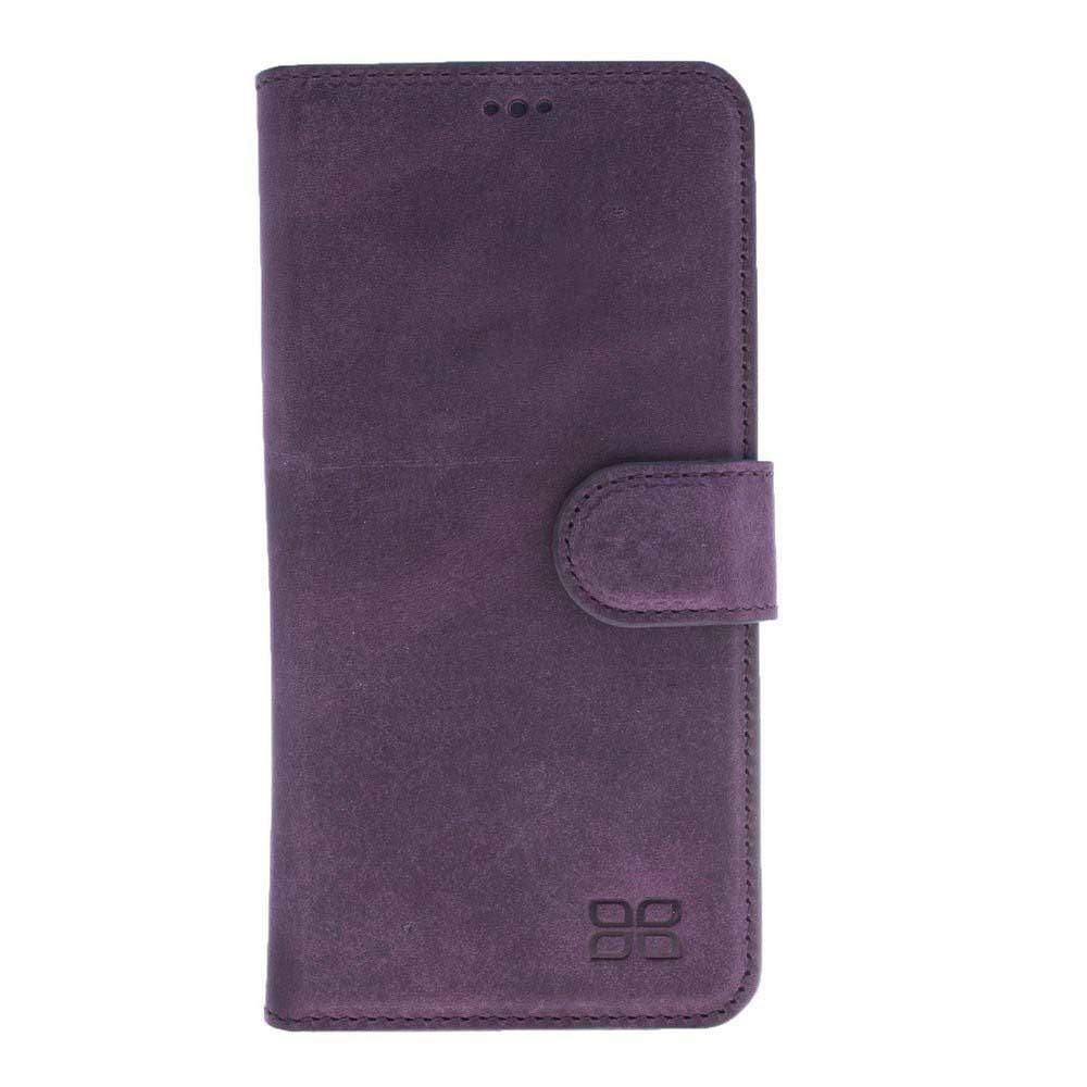 Phone Case Wallet Folio Case with ID slot for Samsung Galaxy S8  - Antic Purple Bouletta Case