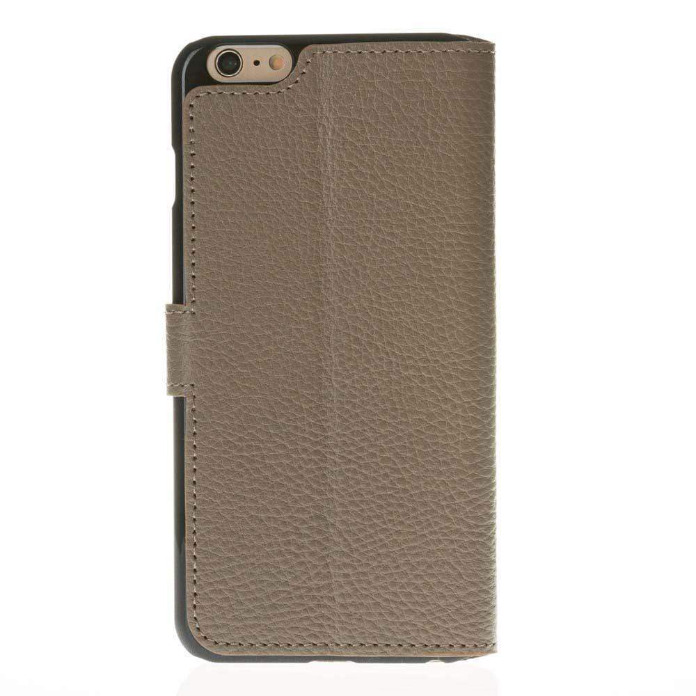Phone Case Wallet Leather Case for Apple iPhone 6/6S - Floater Grey Bouletta Case