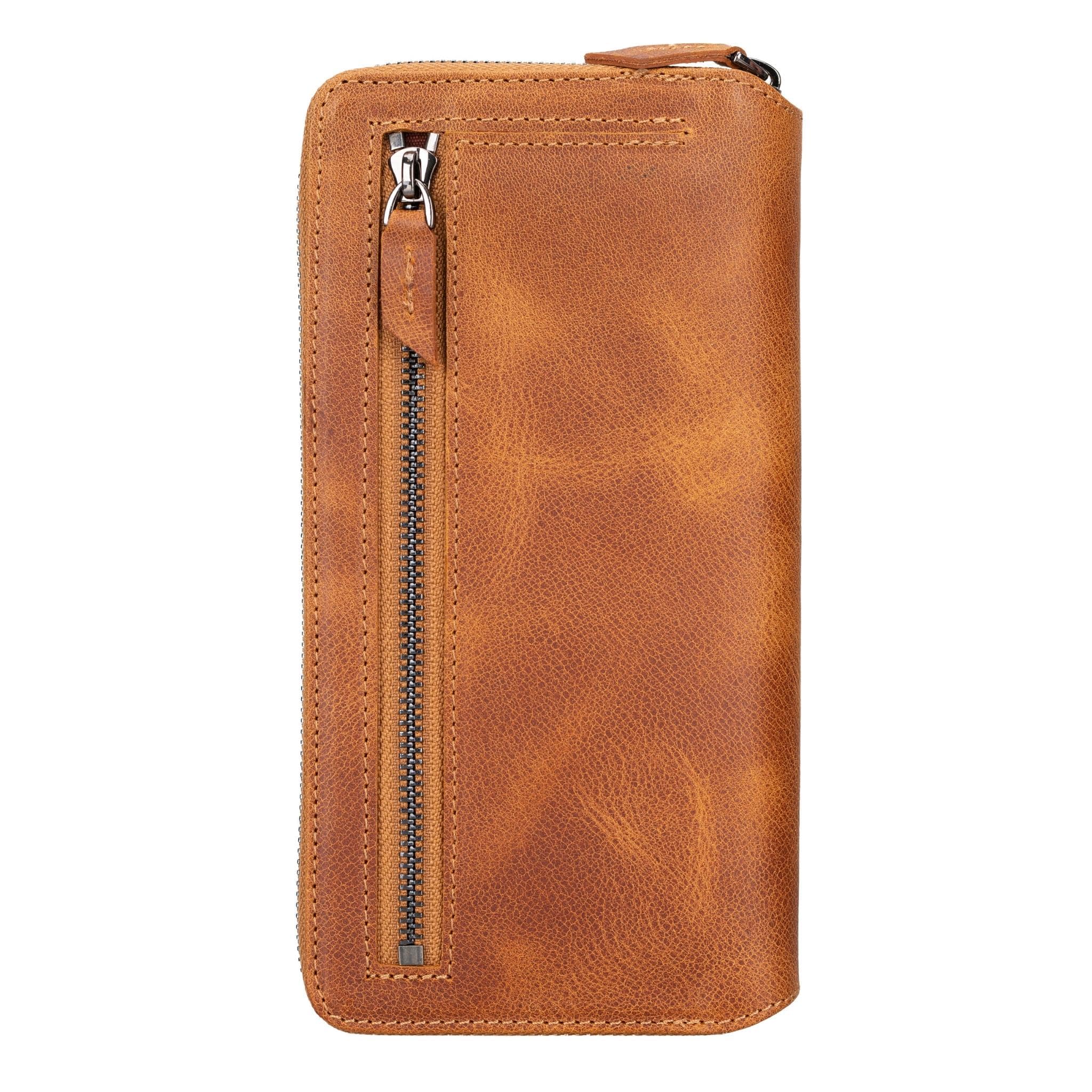 Samsung Galaxy S24 Series Zippered Leather Wallet Cases - PMW Bouletta LTD