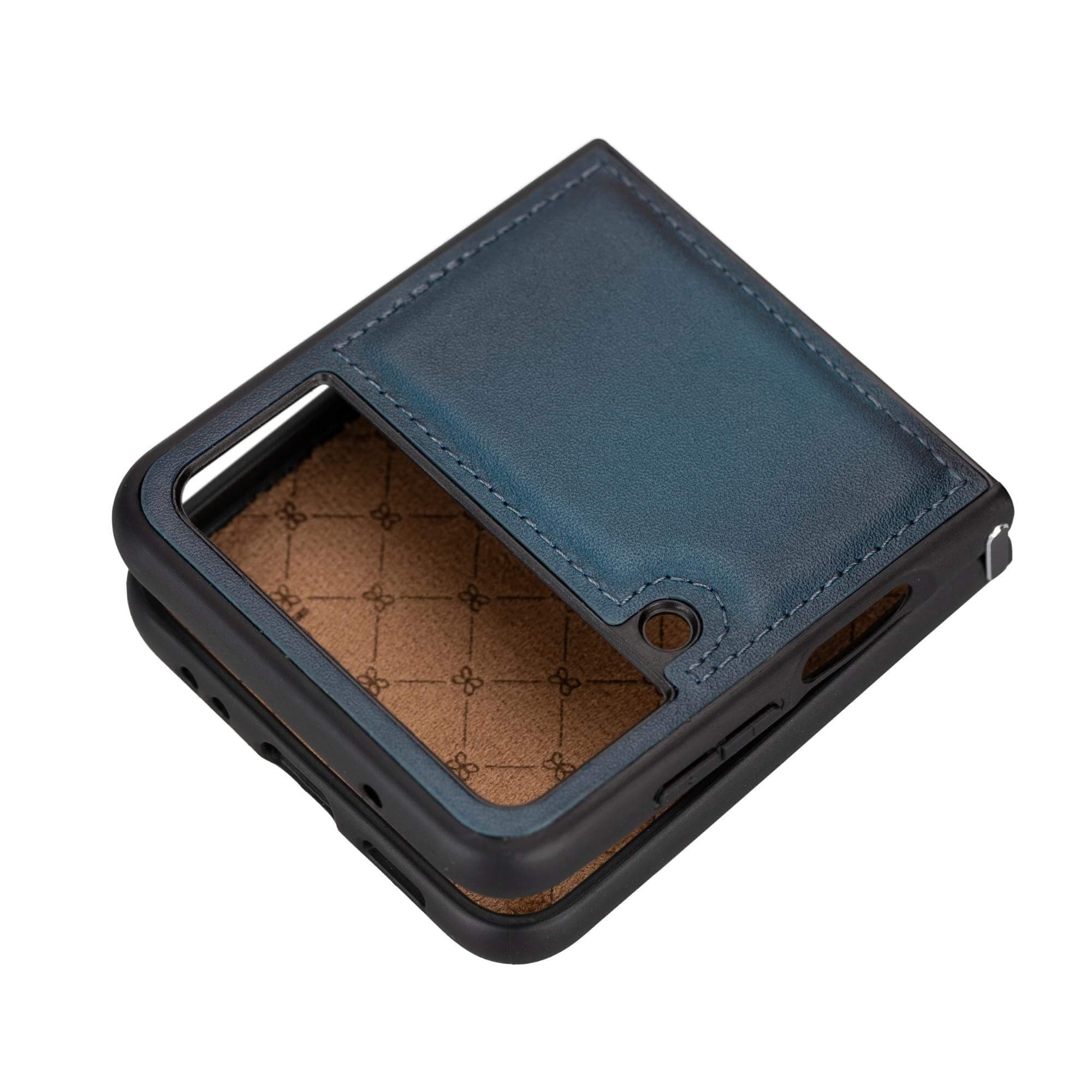 Samsung Galaxy Z Flip 5 Leather Back Cover Case - FXC Bouletta LTD