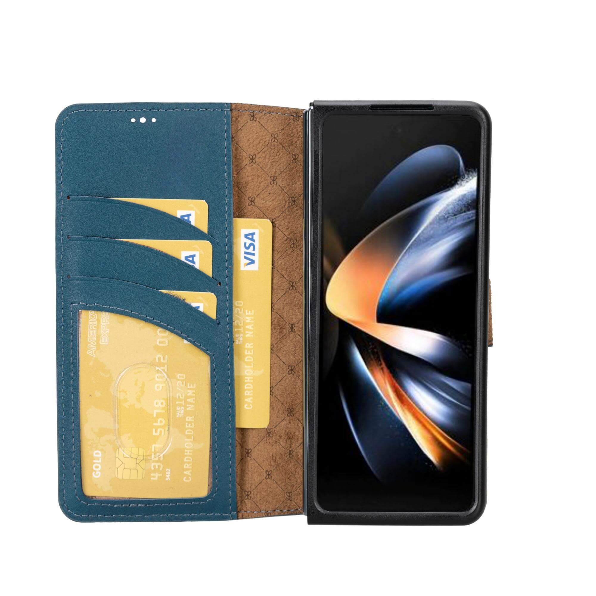 Samsung Galaxy Z Fold 4 Detachable Leather Wallets - MW Bouletta