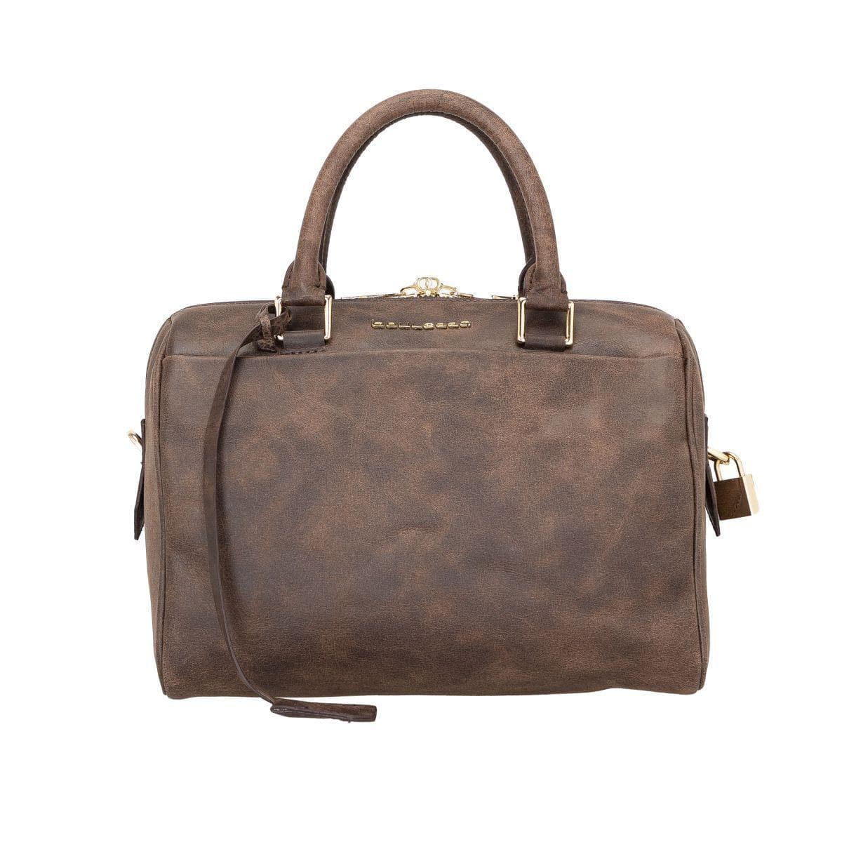 Shine Women's Leather Handbags Brown Bouletta Shop