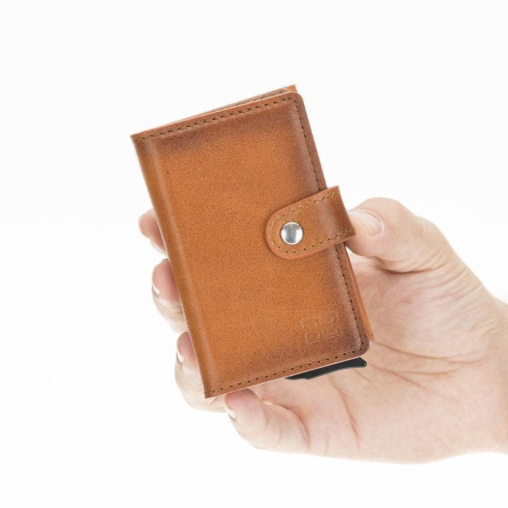 Terry Coin Leather Mechanical Card Holder Bouletta