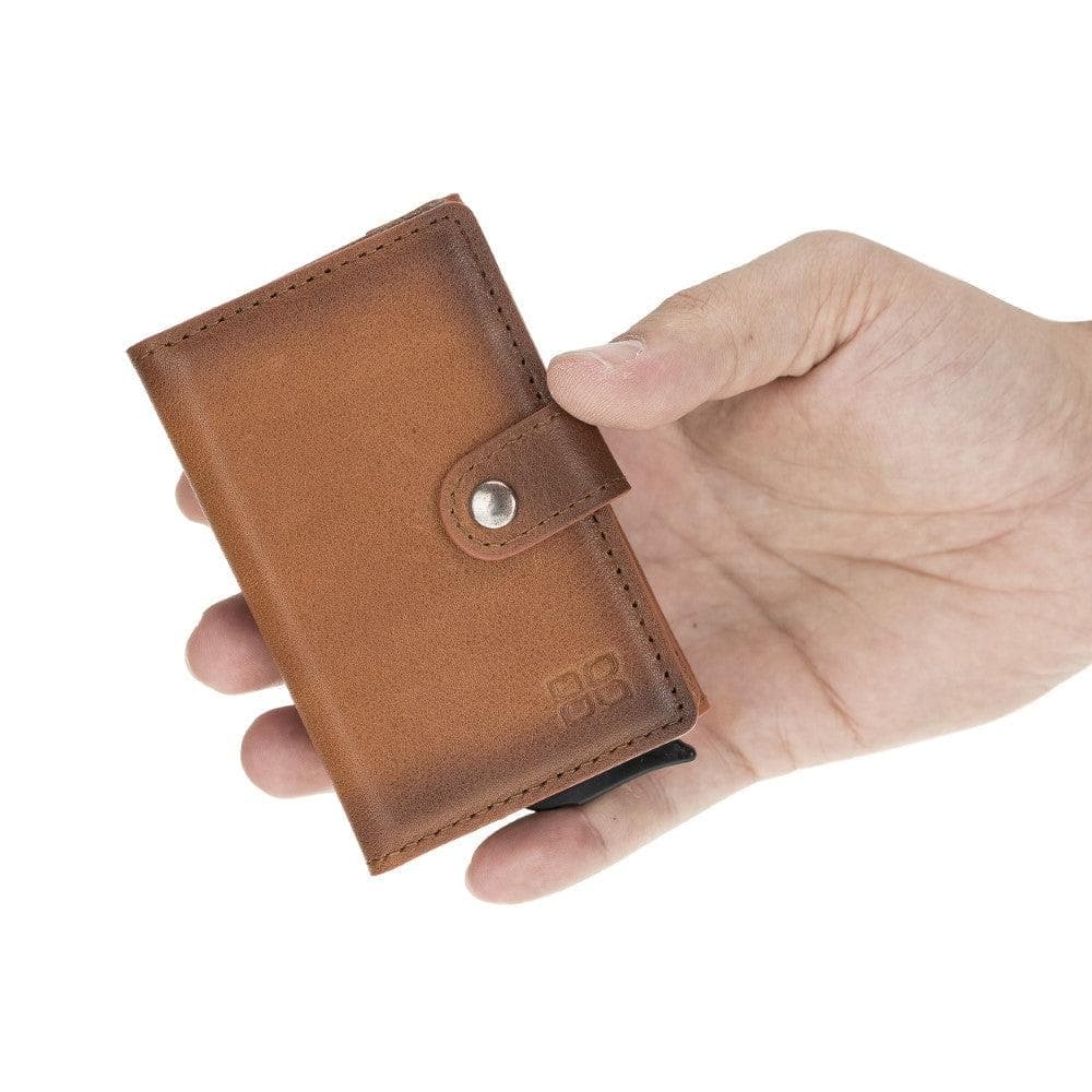 Terry Coin Leather Mechanical Card Holder Bouletta