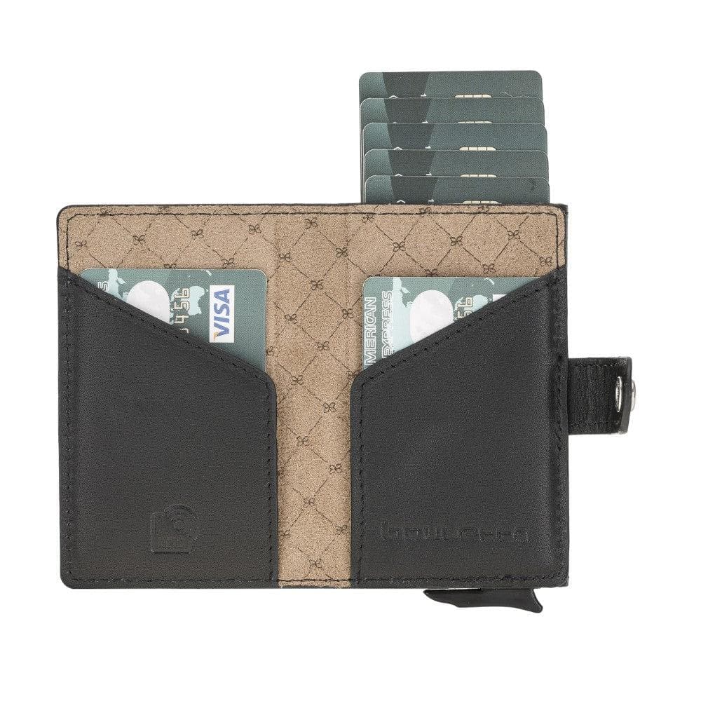 Terry Coin Leather Mechanical Card Holder Bouletta