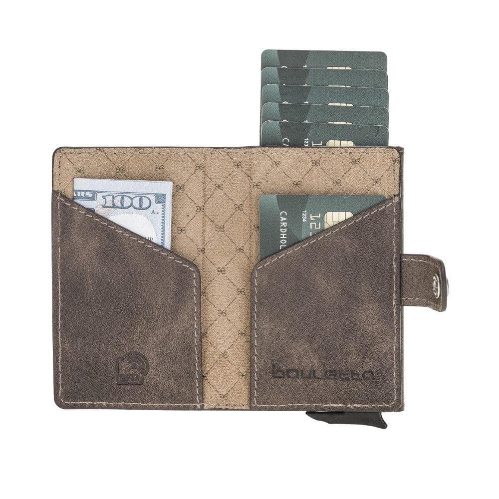 Terry Coin Leather Mechanical Card Holder Bouletta