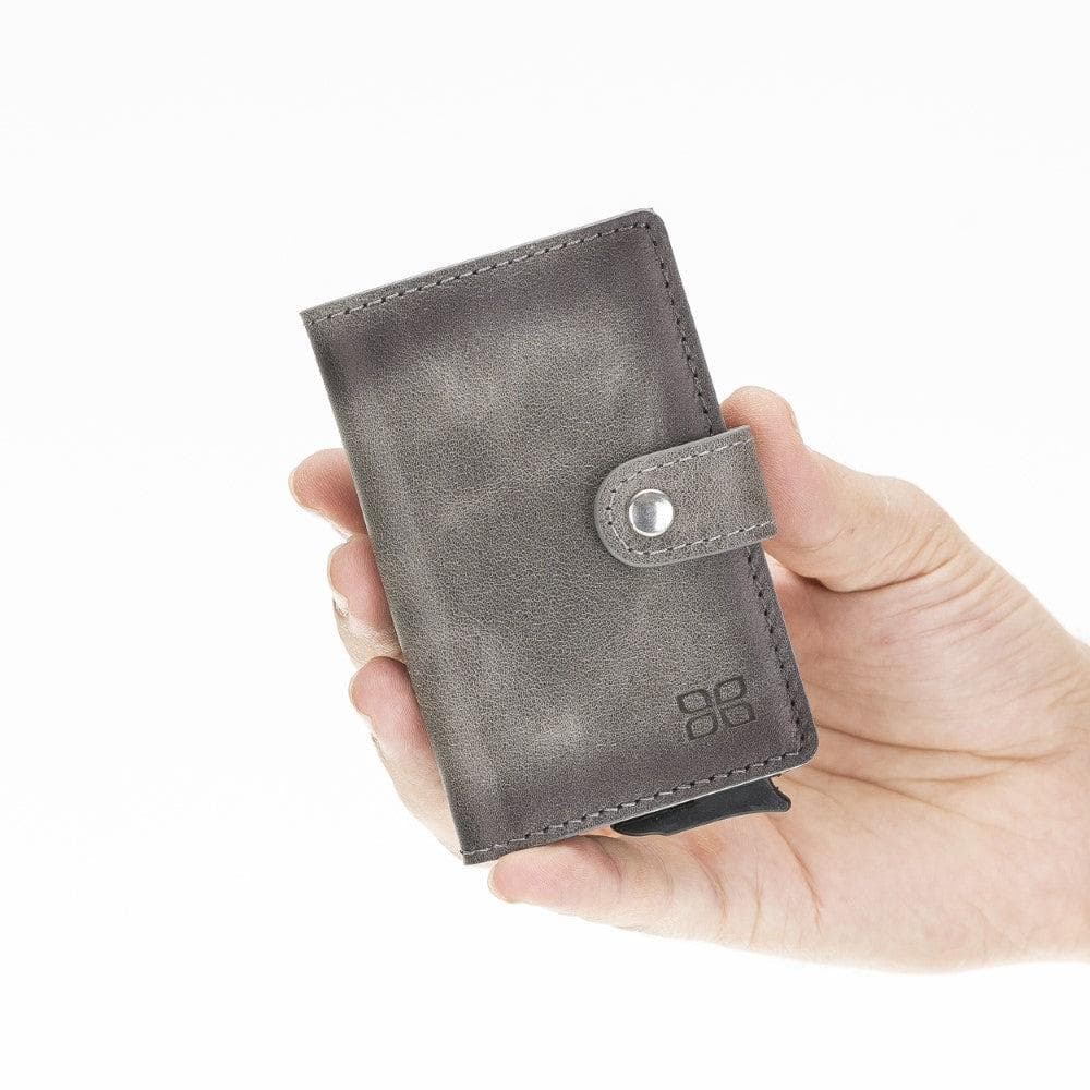 Terry Coin Leather Mechanical Card Holder Bouletta