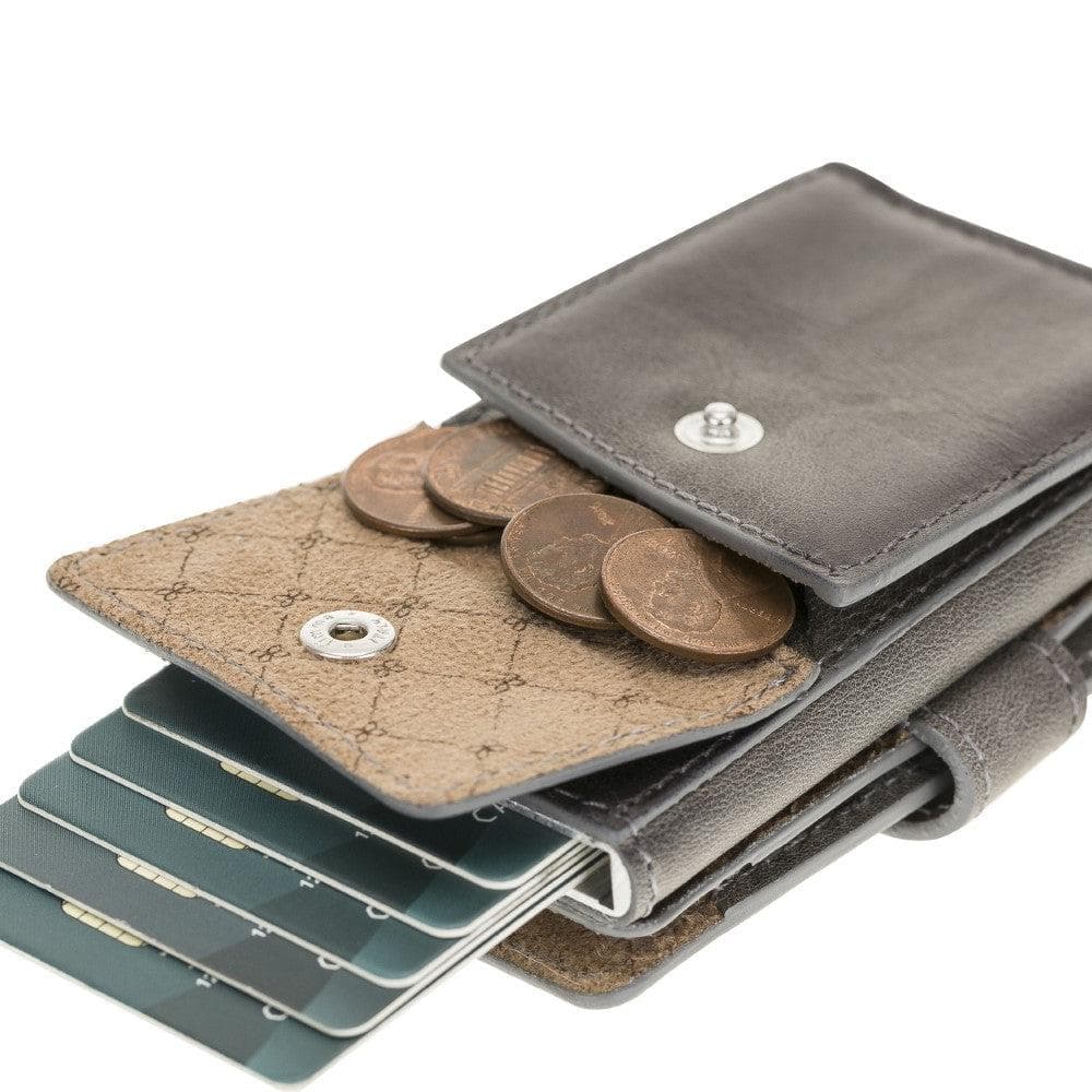 Terry Coin Leather Mechanical Card Holder Bouletta