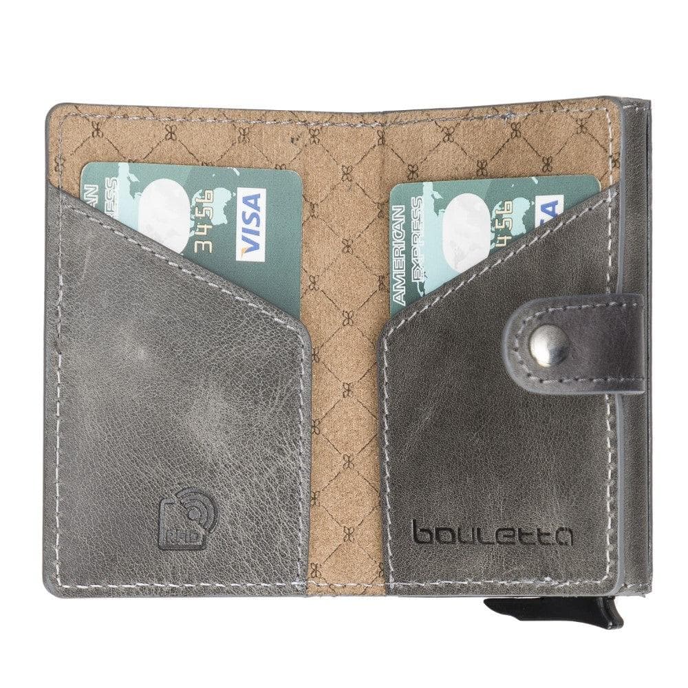 Terry Coin Leather Mechanical Card Holder Bouletta