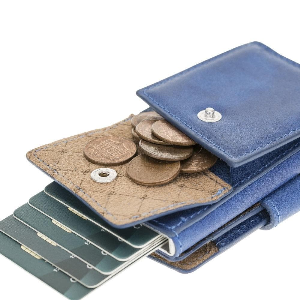 Terry Coin Leather Mechanical Card Holder Bouletta