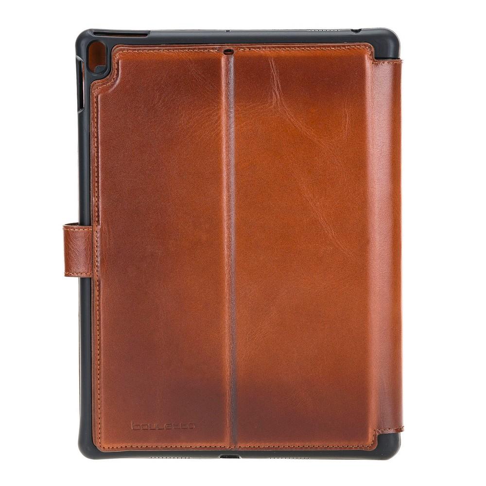 Wallet Case Eto Magnetic Detachable Leather Wallet Case for iPad Pro 11" - Rustic Tan with Effect Bouletta Shop