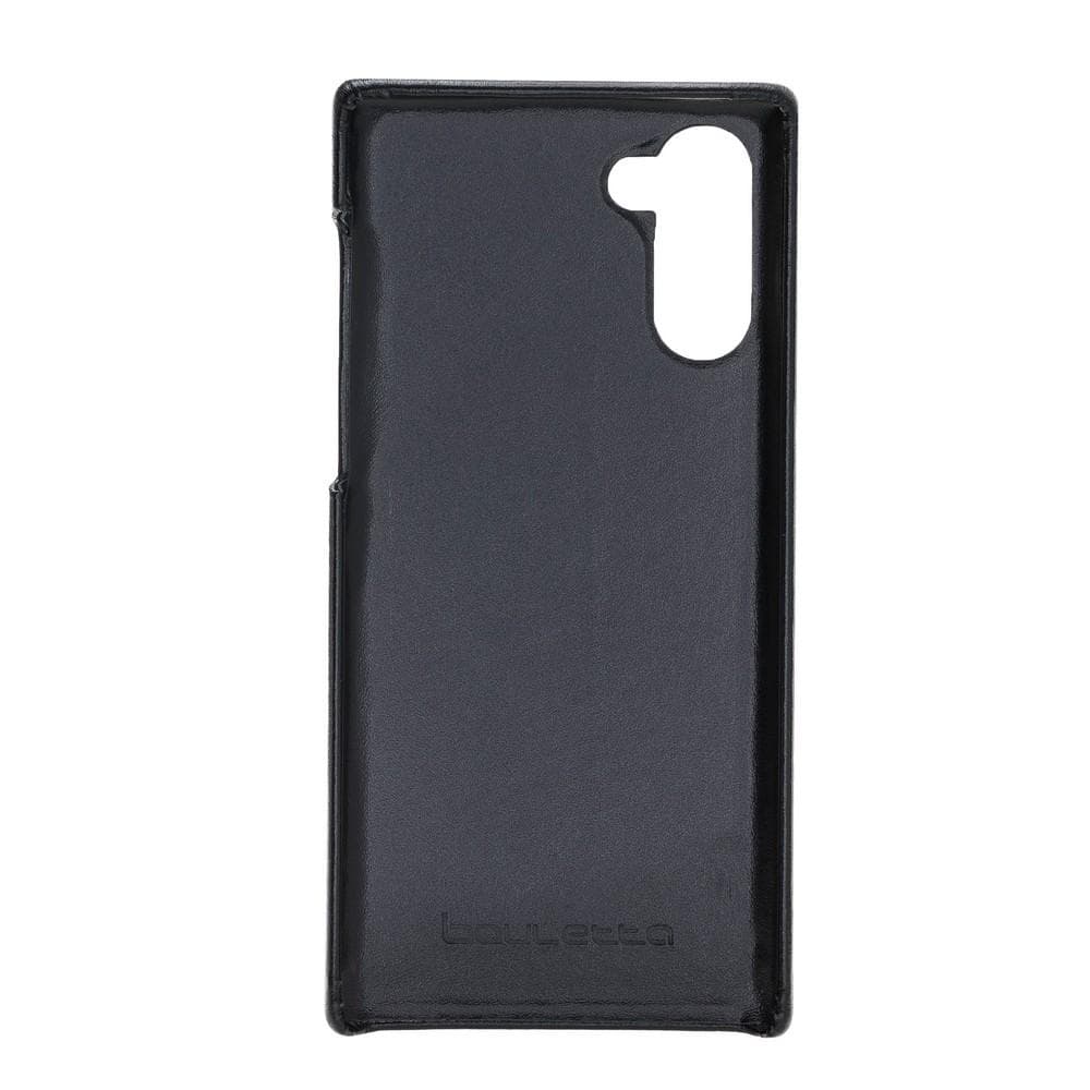Wallet Case F360 Magnetic Detachable Leather Wallet Case with RFID Blocker for Samsung Galaxy Note 10 - Rustic Black Bouletta Shop
