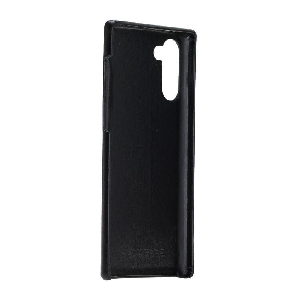 Wallet Case F360 Magnetic Detachable Leather Wallet Case with RFID Blocker for Samsung Galaxy Note 10 - Rustic Black Bouletta Shop