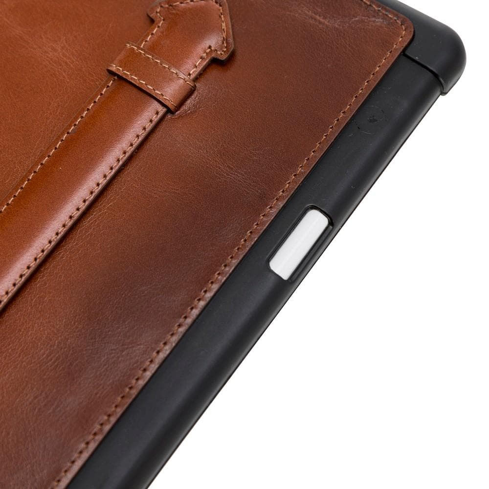 Wallet Case Felix Magnetic Datachable Leather Wallet Case for iPad Air 10.5" - Rustic Tan with Effect Bouletta Shop