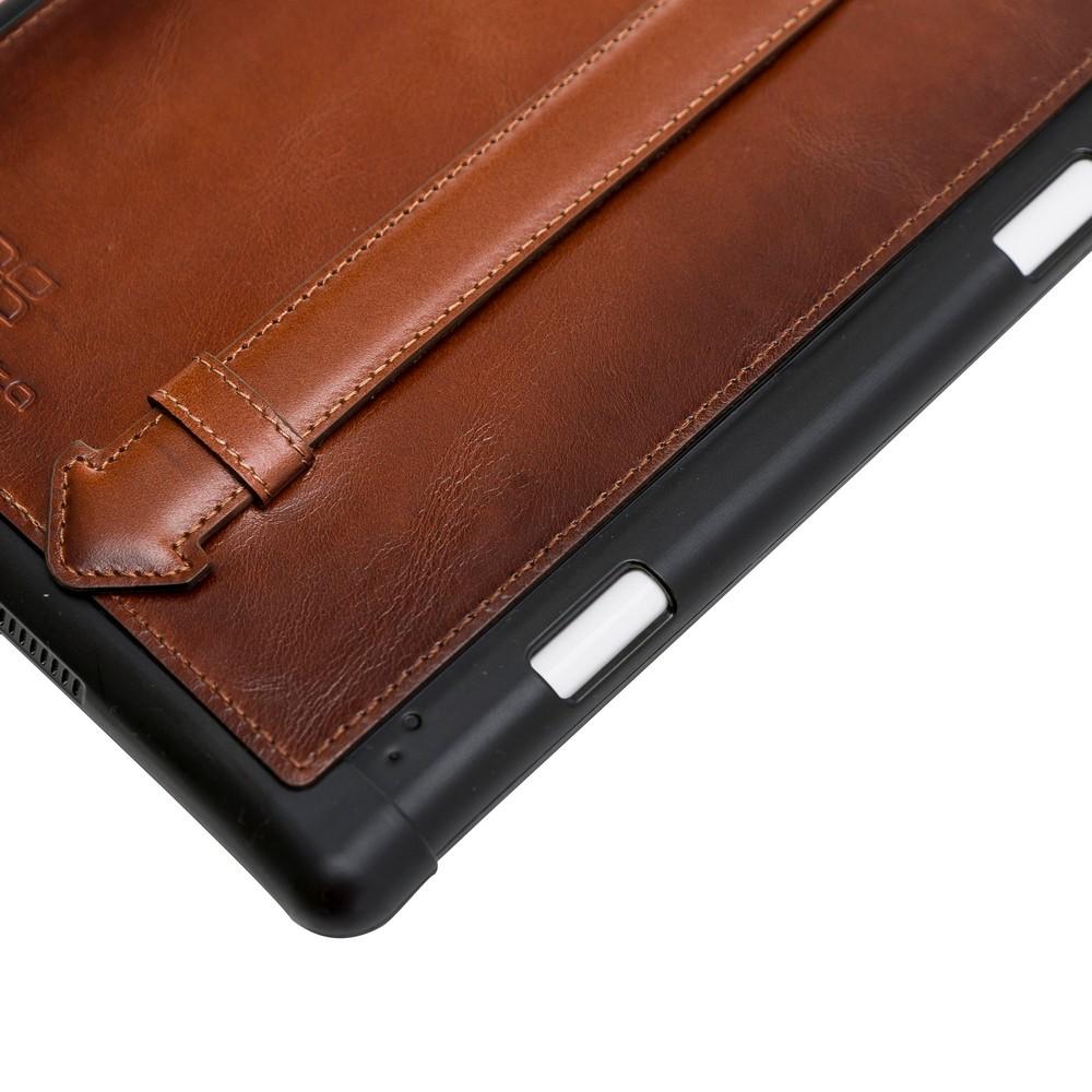 Wallet Case Felix Magnetic Datachable Leather Wallet Case for iPad Mini 5 - Rustic Tan with Effect Bouletta Shop