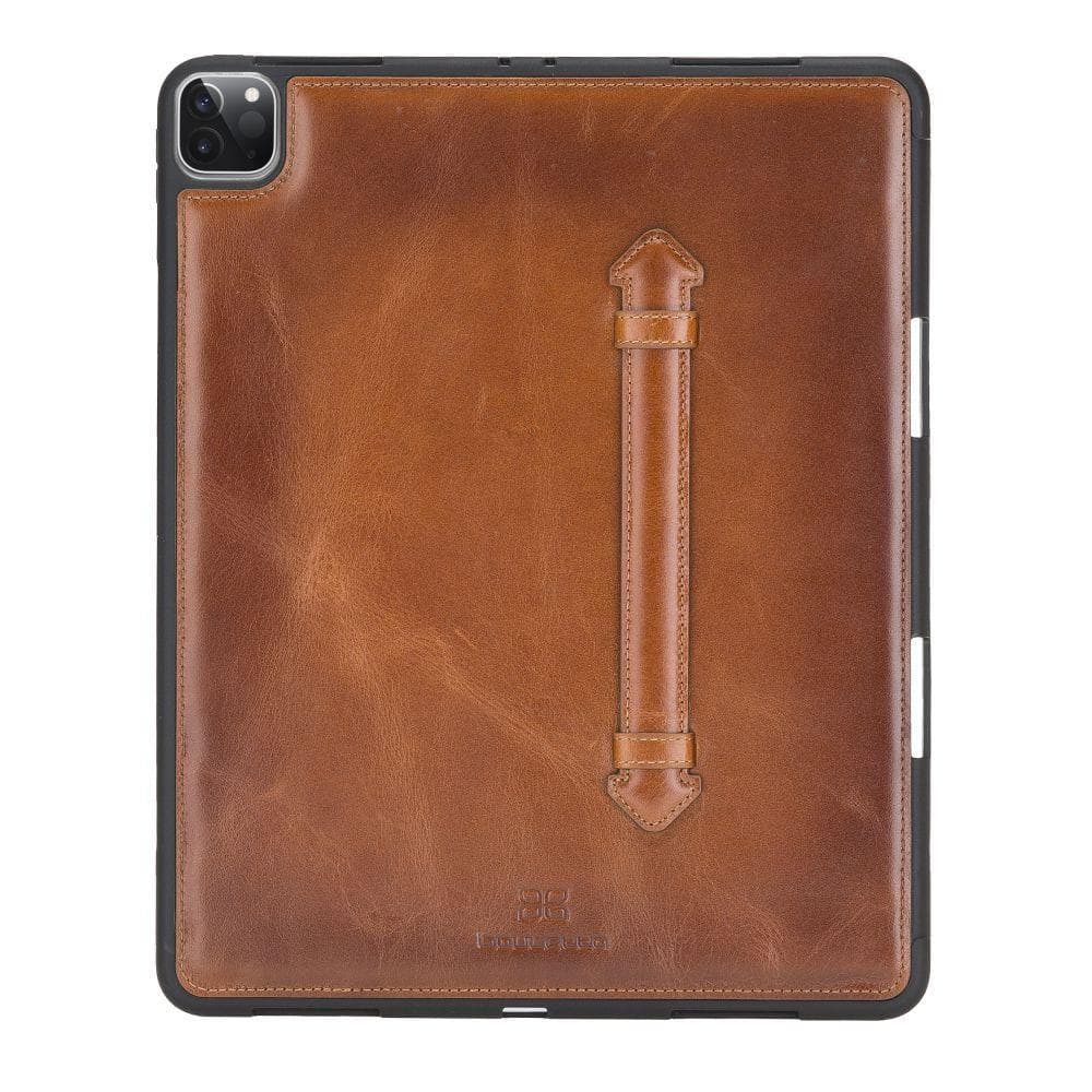 Wallet Case Felix Magnetic Datachable Leather Wallet Case for iPad Pro 12.9" 2020 - Tan Bouletta Shop
