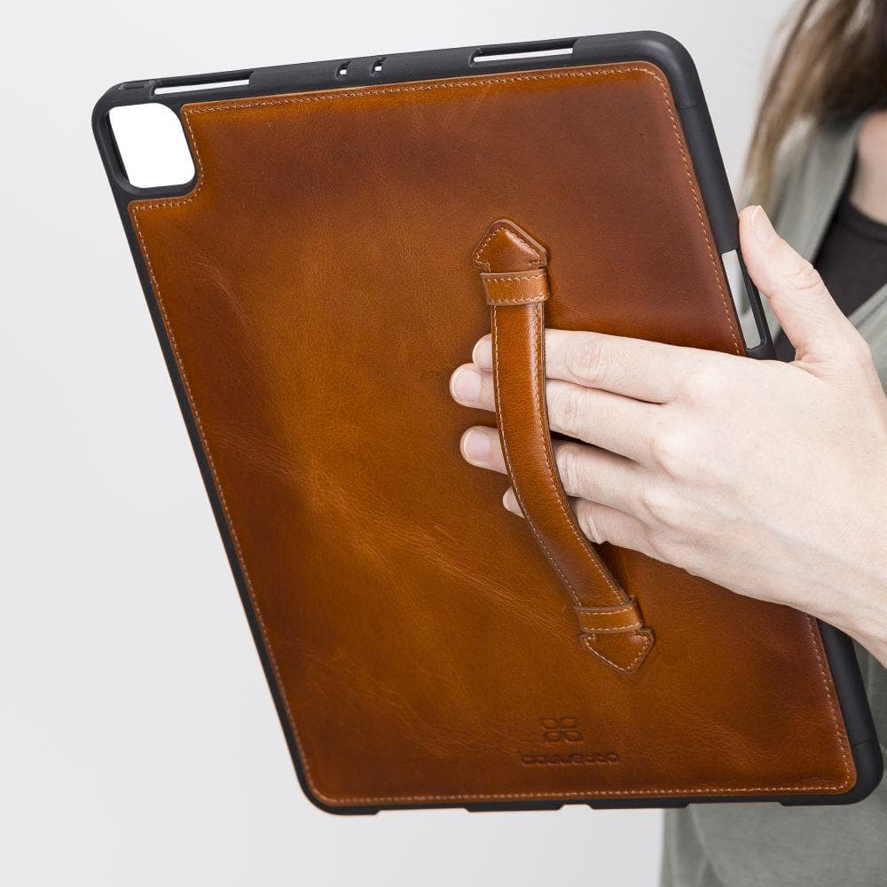 Wallet Case Felix Magnetic Datachable Leather Wallet Case for iPad Pro 12.9" 2020 - Tan Bouletta Shop