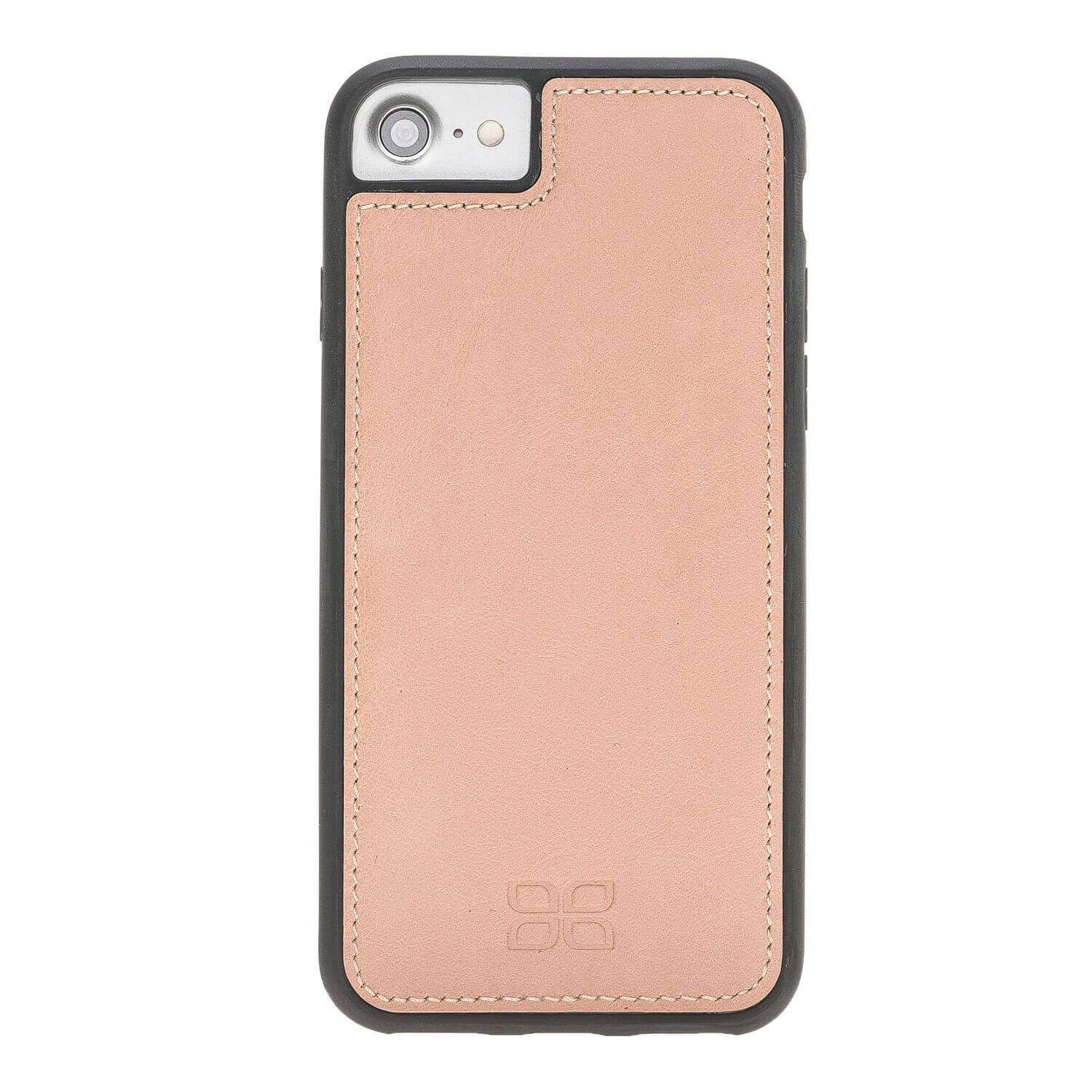 Wallet Case Magnetic Detachable Leather Wallet Case for Apple iphone SE2/7/8 - Senza Pink Bouletta Case