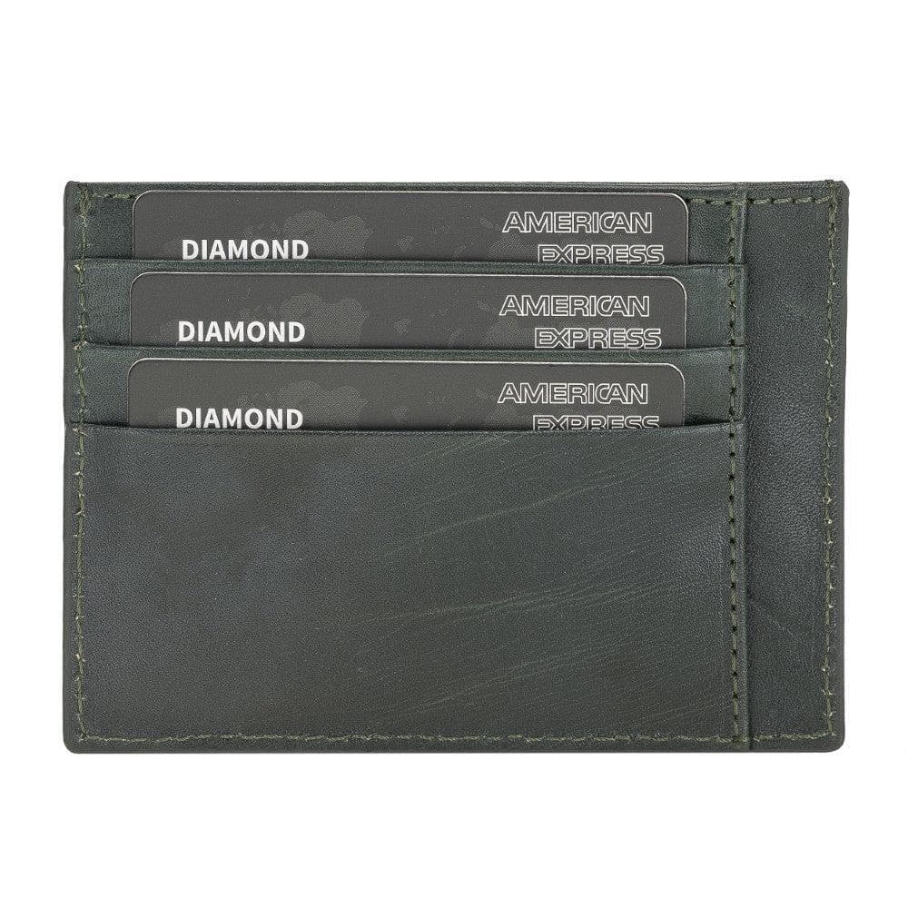 Handmade and Personalized Minimaalist Geniuine Leather Card Holder - BLWL18 Bouletta LTD
