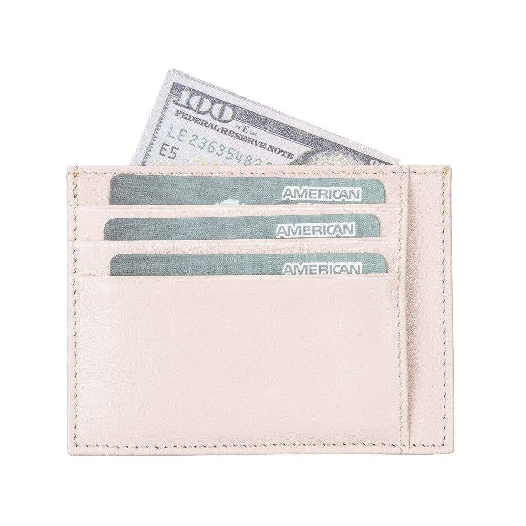 Handmade and Personalized Minimaalist Geniuine Leather Card Holder - BLWL18 Bouletta LTD