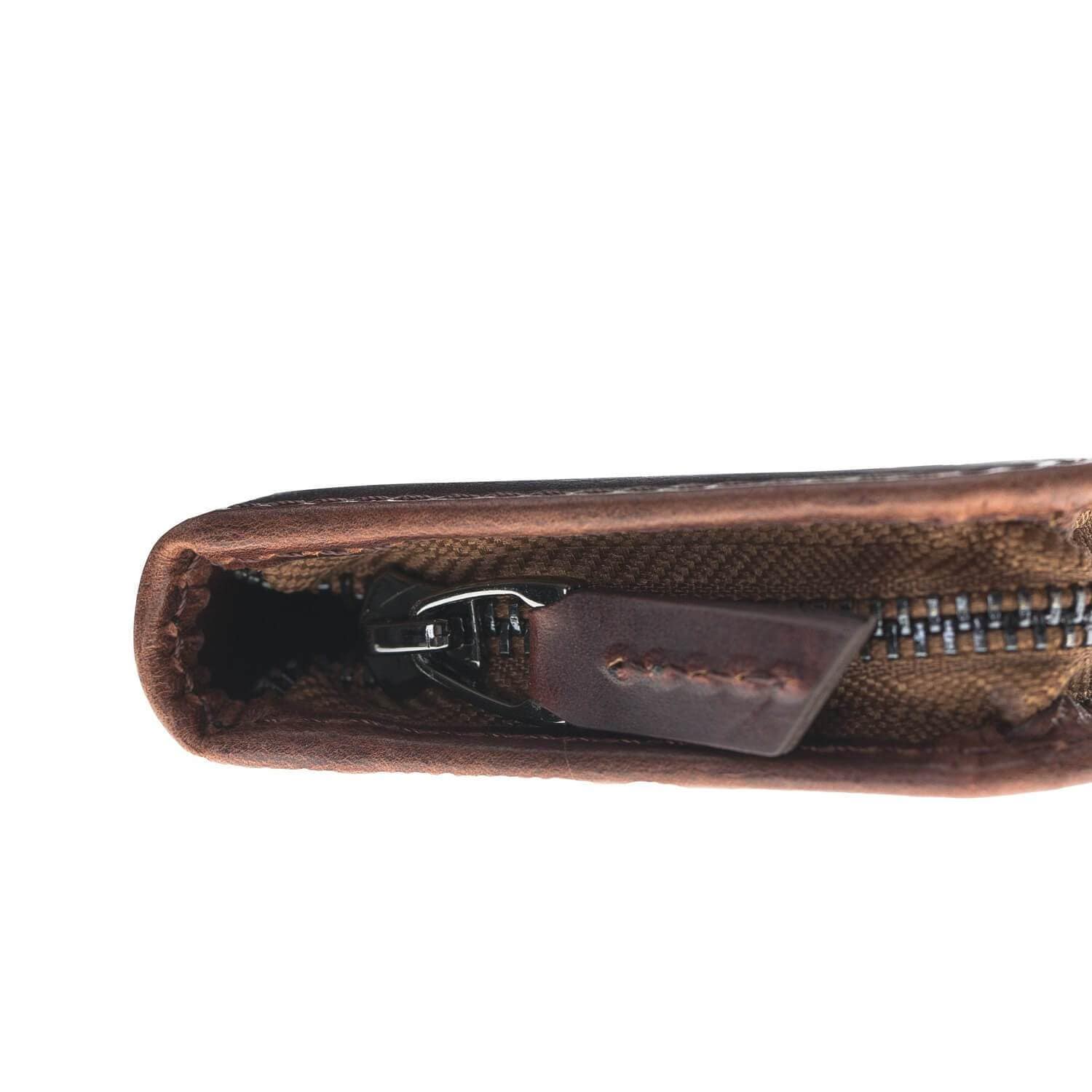 Wallet Tale Leather Pencil Case - Vegetal Bordeaux Bouletta Shop