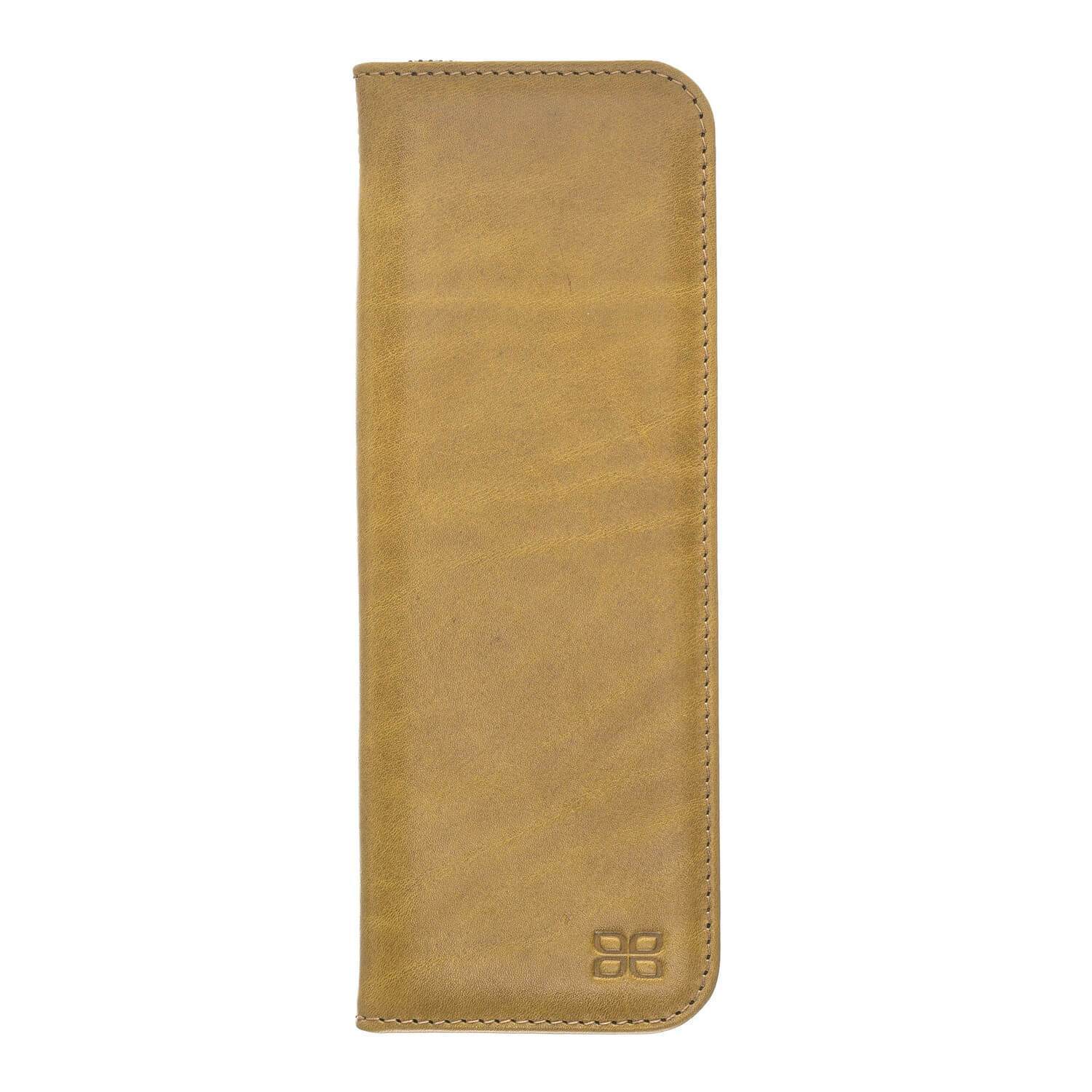 Wallet Tale Leather Pencil Case - Vegetal Mustard Bouletta Case